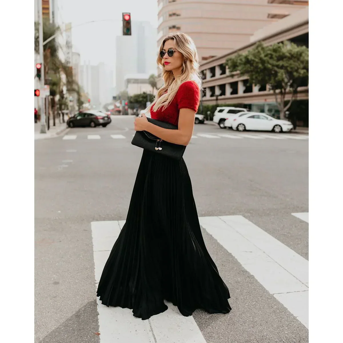 LYRISA⢠PLEATED MAXI SKIRT - Image 5
