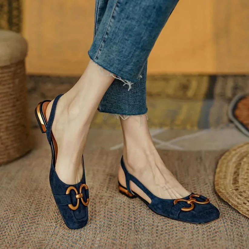 MALLORCA⢠METALLIC BUCKLE ORTHOPEDIC SANDALS