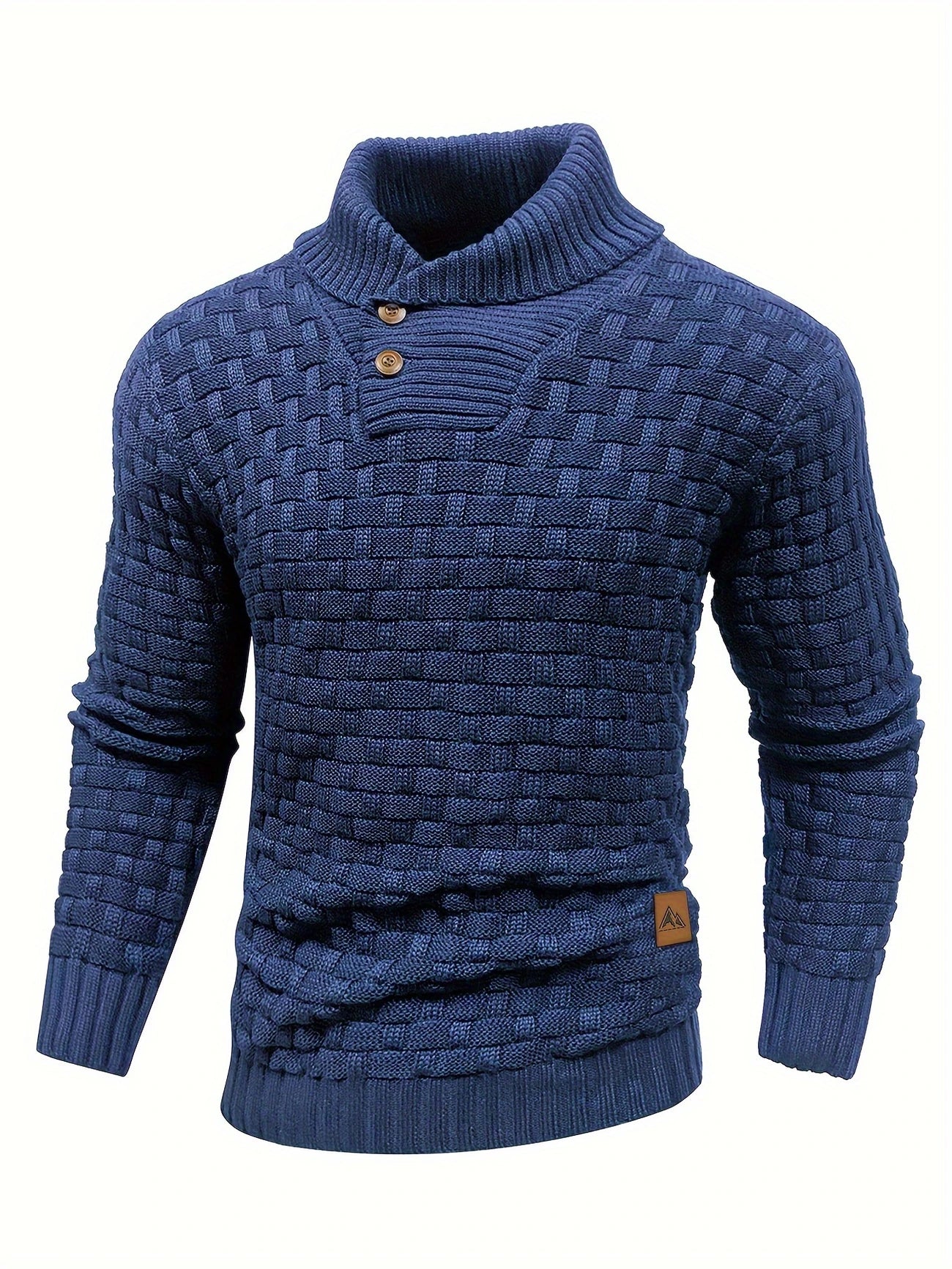 MONTERRA CORE™ — MEN’S WAFFLE PATTERN HIGH STRETCH PULLOVER SWEATER - Image 10