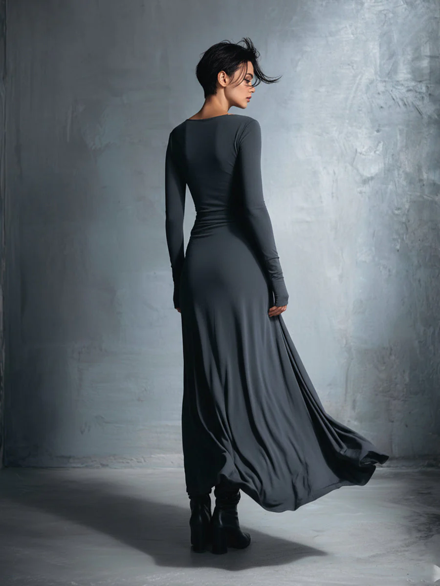 NAIARA™ | MAXI DRESS WITH SIDE TIE - Image 10