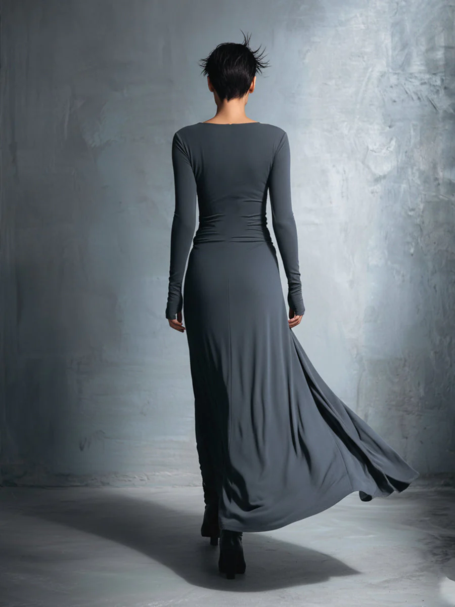 NAIARA™ | MAXI DRESS WITH SIDE TIE - Image 11