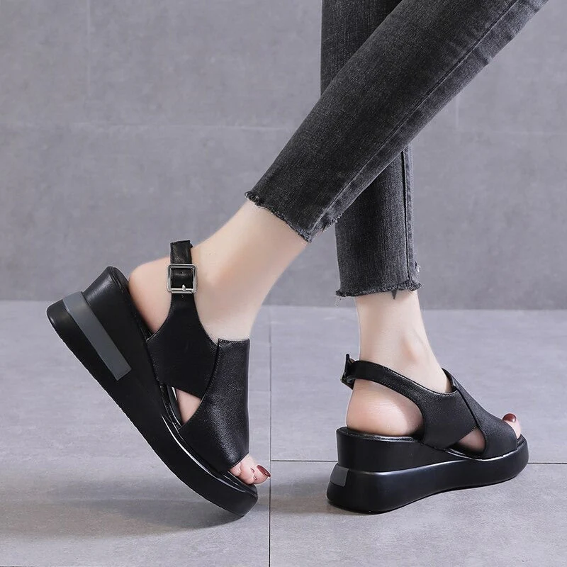 NICE CASUAL SANDALS WITH PLATFORM - Image 3