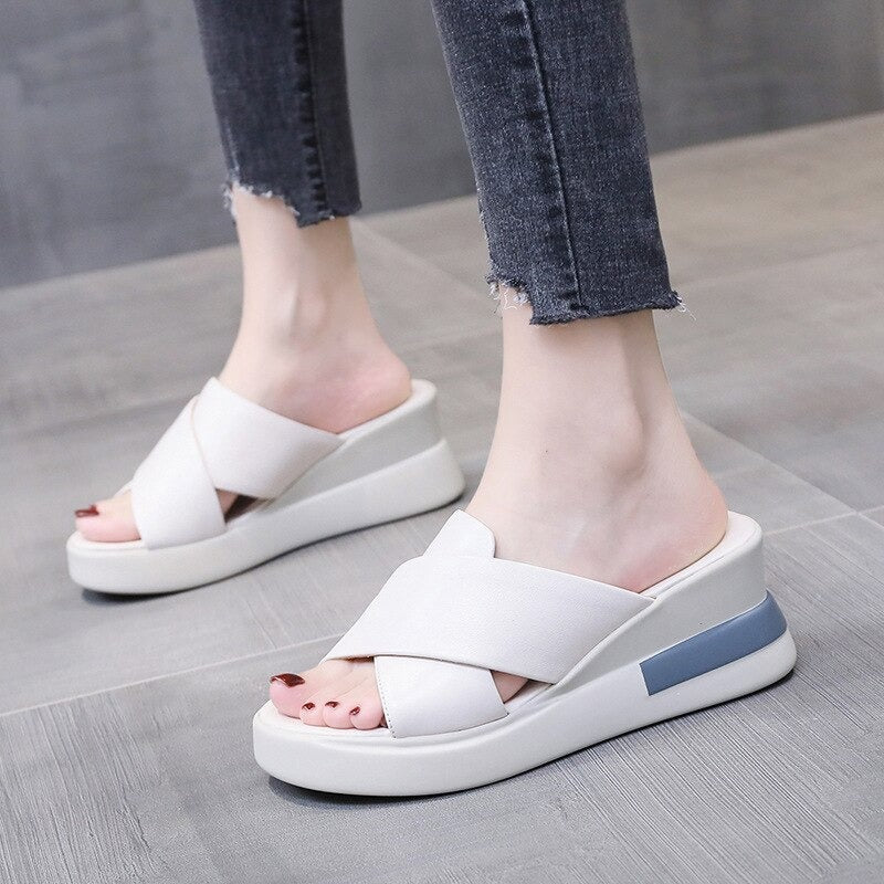 NICE CASUAL SANDALS WITH PLATFORM - Image 4