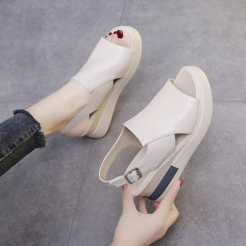 NICE CASUAL SANDALS WITH PLATFORM - Image 6