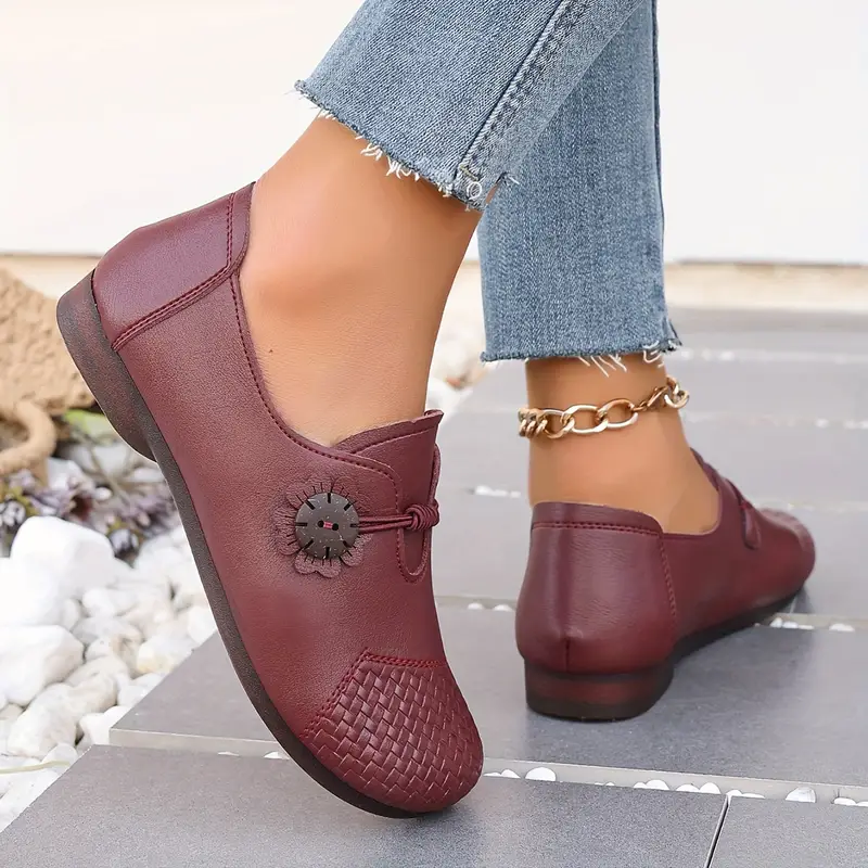NYLAH™ WOMEN'S TRENDY LEATHER SOFT-SOLED SHOES - Image 5