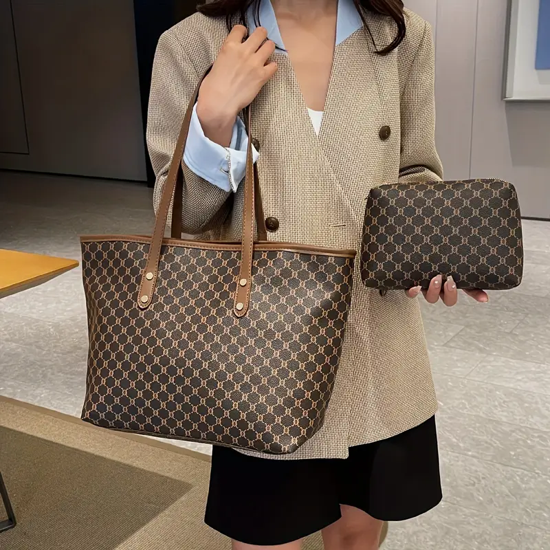 OLIVIA™ LARGE CAPACITY VINTAGE PATTERN TOTE BAG - Image 3