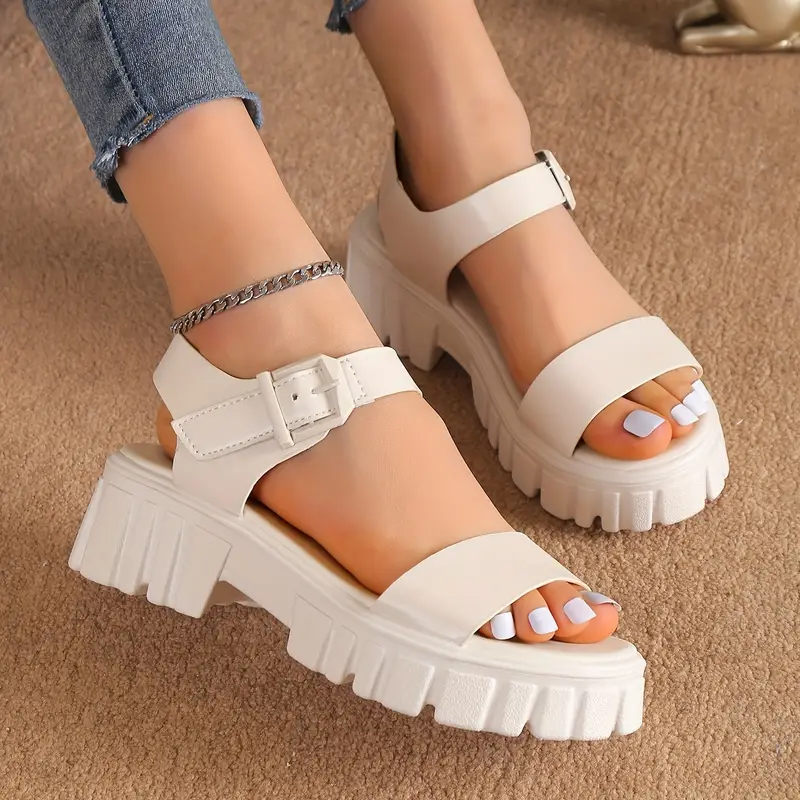 PRAHRAN™ WOMEN'S PLATFORM ANKLE STRAP SANDALS - Image 9