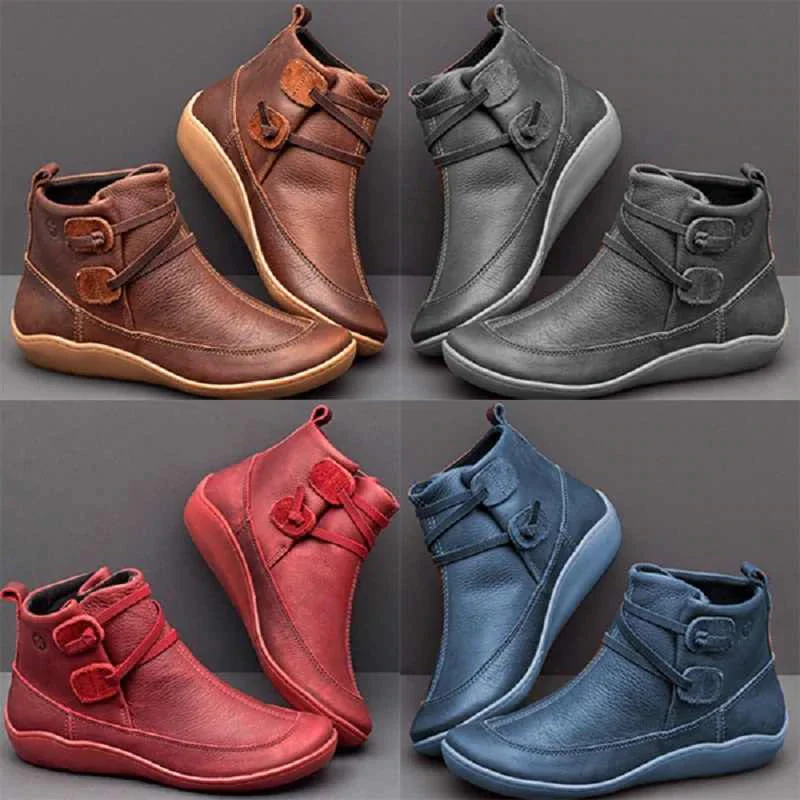 PREMIUM | SOFT UNISEX ORTHO VEGAN LEATHER BOOTS - Buy 1 Get 1 - Image 5