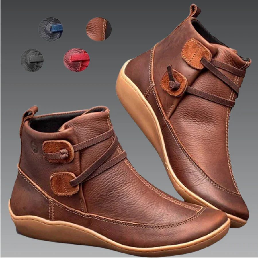 PREMIUM | SOFT UNISEX ORTHO VEGAN LEATHER BOOTS - Buy 1 Get 1 - Image 6