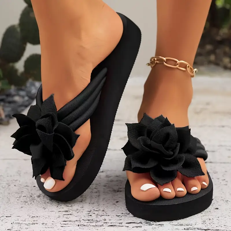 REYNA™ WOMEN'S FLORAL EMBELLISHED FLIP-FLOPS - Image 9
