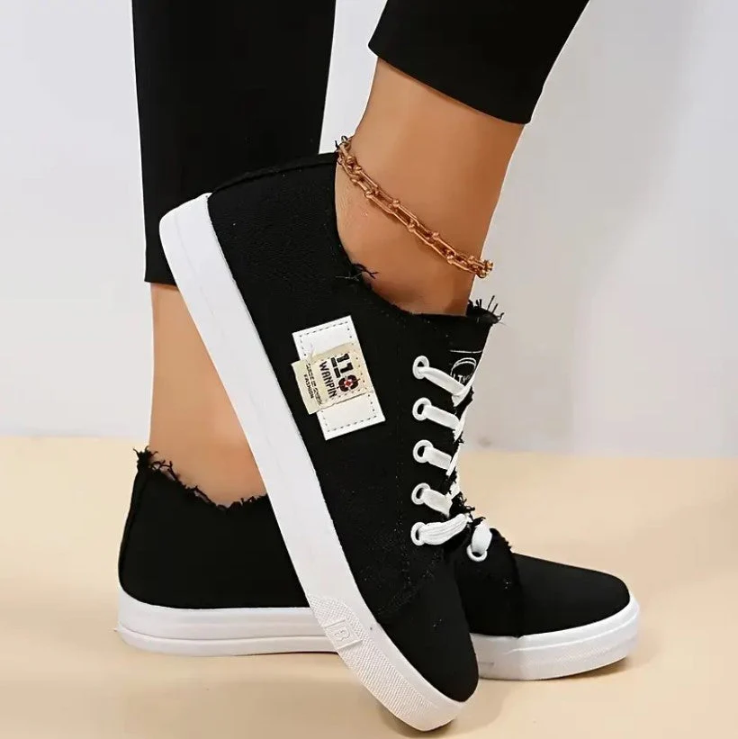 ROBE™ BEAUTIFUL UNISEX CANVAS SNEAKERS - Image 3
