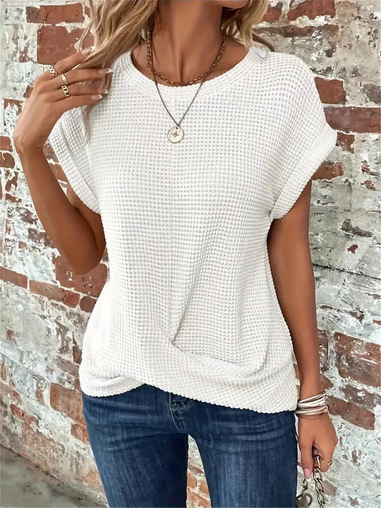 SAVANNAH™ | ELEGANT BLOUSE WITH CREW NECK - Image 6