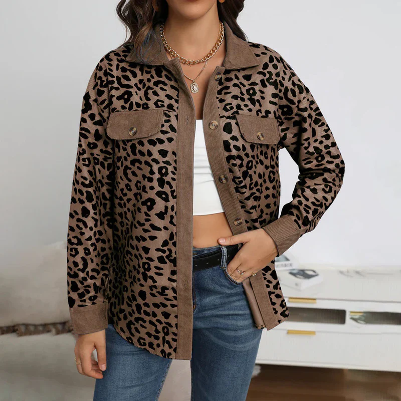 SERAPHÉ™ LEOPARD PRINT BLAZER - Image 5