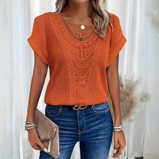 SIENNA™ | ELEGANT IBIZA STYLE BLOUSE - Image 4