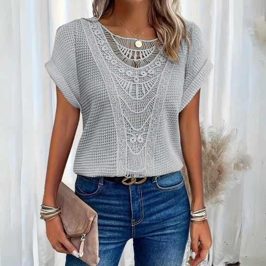 SIENNA™ | ELEGANT IBIZA STYLE BLOUSE - Image 8