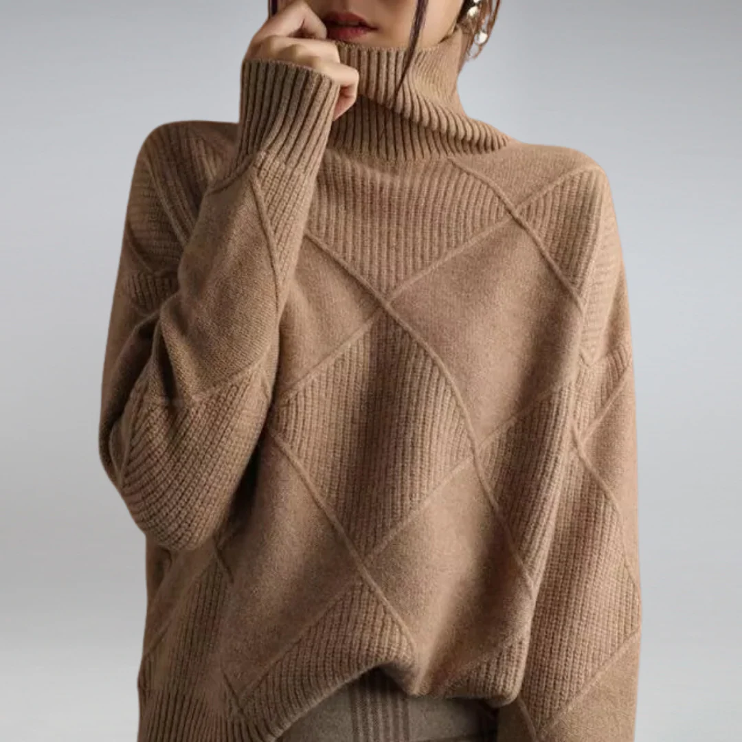 SIENNA - CASHMERE TURTLENECK SWEATER - Image 2