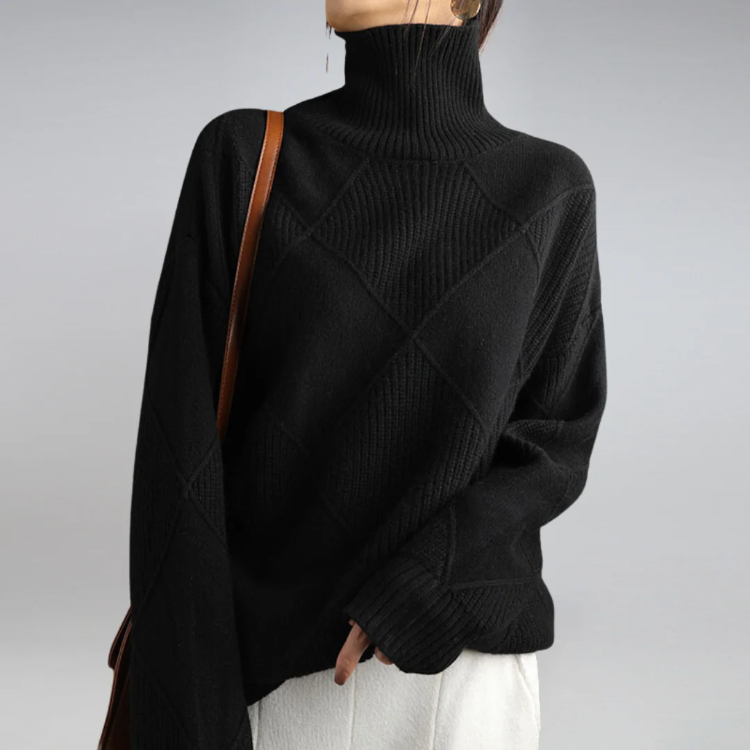 SIENNA - CASHMERE TURTLENECK SWEATER - Image 4