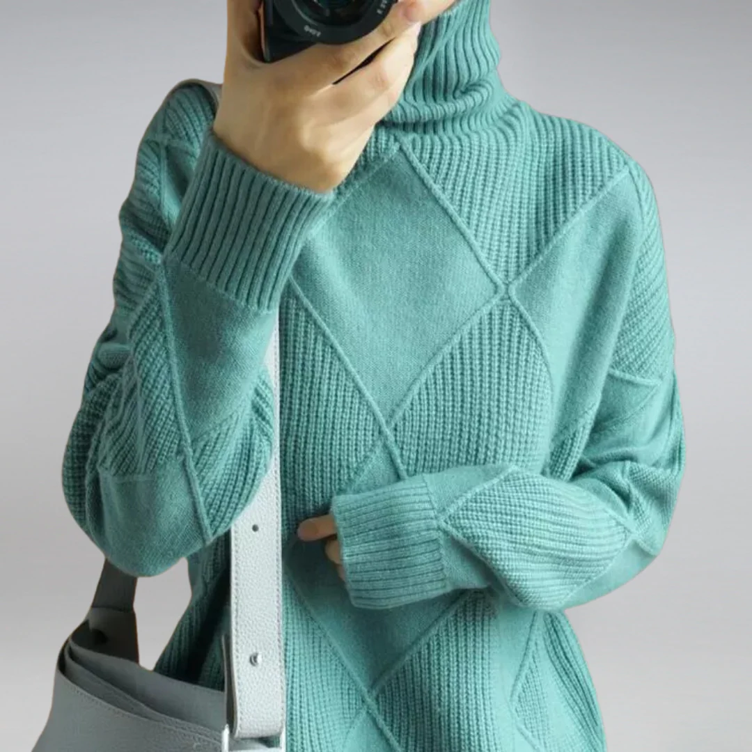 SIENNA - CASHMERE TURTLENECK SWEATER - Image 5