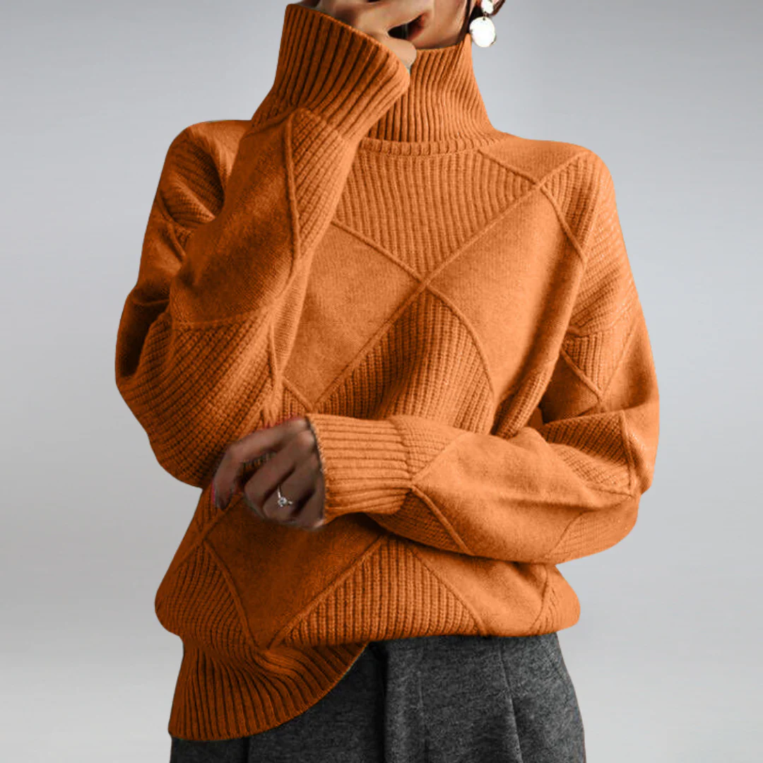 SIENNA - CASHMERE TURTLENECK SWEATER - Image 8