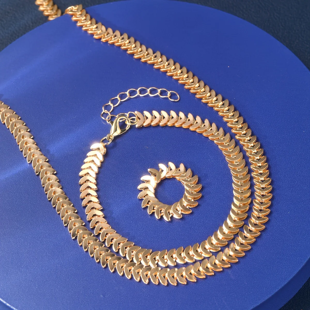 SOLARA BLOOM⢠â 3PCS WOMENâS NECKLACE, BRACELET & RING SET - Image 6