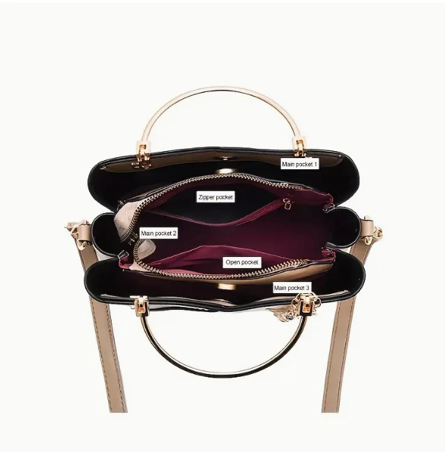 SOPHIA™ CHIC METAL TASSEL HANDBAG - Image 6