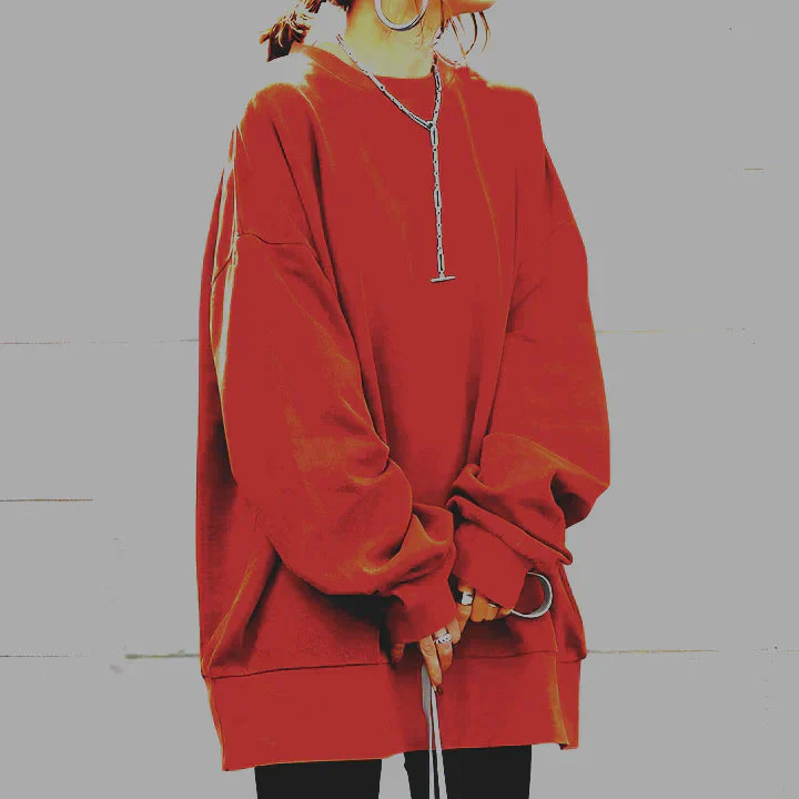 STELLA™ | OVERSIZED ROUND NECK JUMPER - Image 4