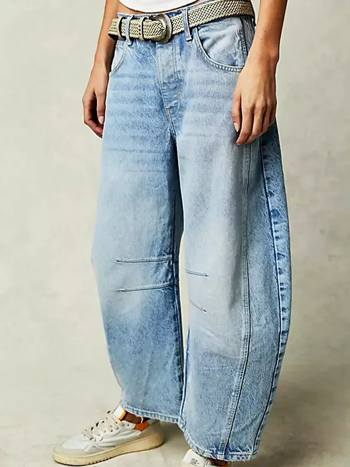 TAVIRA⢠LEOPARD BARREL JEANS - Image 6