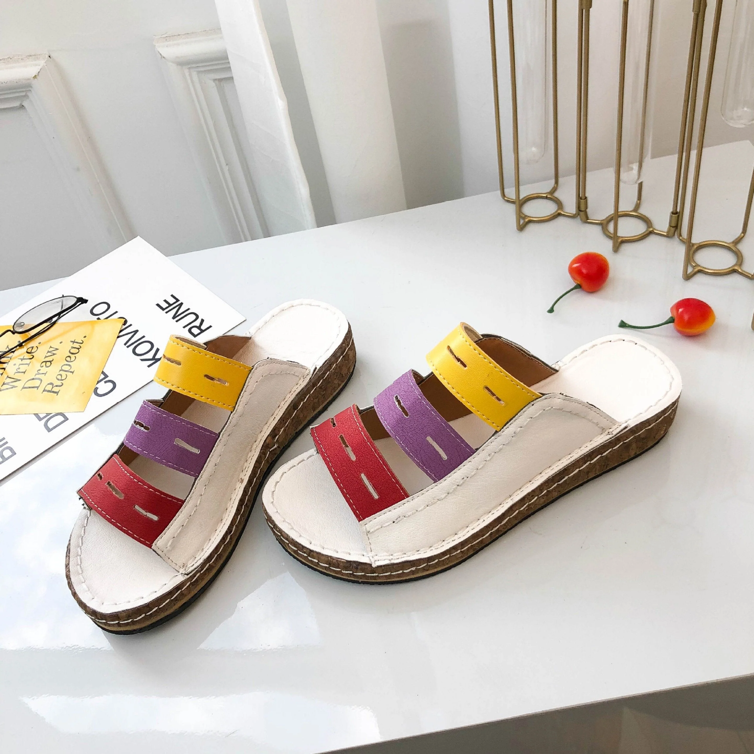 PREMIUM ORTHOPEDIC TRICOLOR SANDALS - 2026 - Image 12