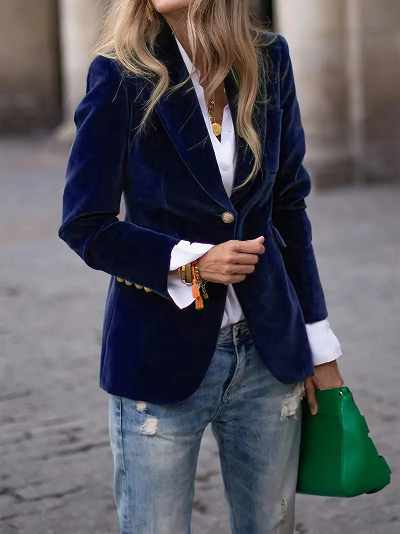 VALÉRIA™ VELVET BLAZER - Image 4