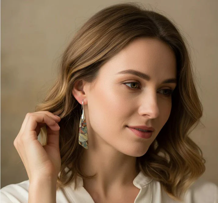 EARTHEN GRACE VINTAGE EARRINGS - Image 2