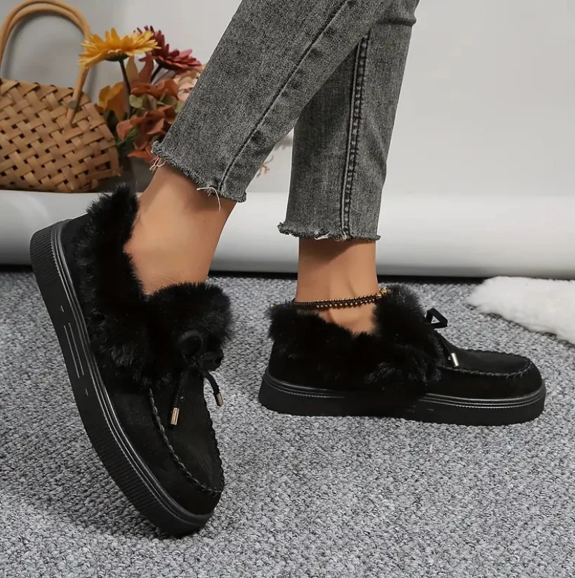 WOMEN'S ROUND HEAD ORTHO WARM COTTON SHOES 2026 - Image 2