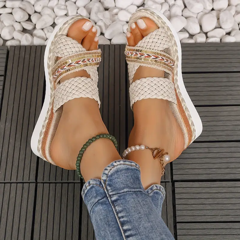 YARRA BAY™ ORTHOPEDIC WEDGE SANDALS - Image 6